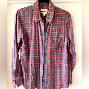 Treasure & Bond Plaid Boyfriend Shirt